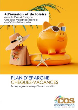 Plan d'Epargne Chèques-Vacances du COS Méditerranée