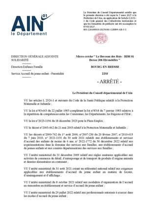 Micro Crèche Le Berceau Des Rois - BDR 01 Bresse 306 Hirondelles Bourg En Bresse