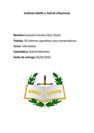 10 tipos de sistemas operativos