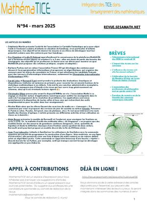 MathémaTICE n°94