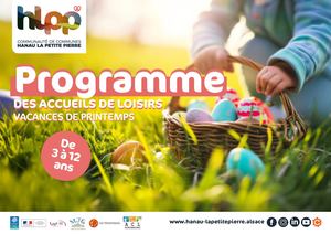 PROGRAMME DES ACCUEILS DE LOISIRS PRINTEMPS 2025