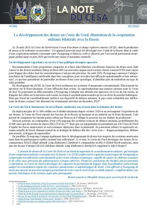 LA NOTE DU CESA N°588