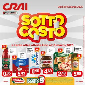 Volantino Crai Tirreno dal 6 al 15 marzo