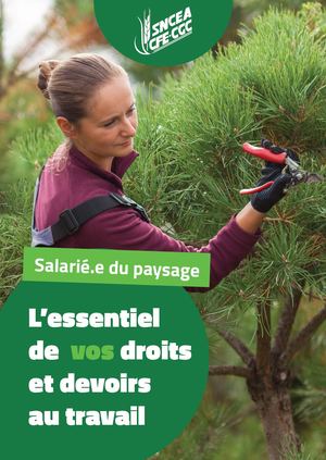 Salarié.e du paysage : L'essentiel de vos droits et devoirs au travail