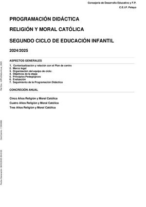 RELIGIÓN INFANTIL