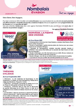 Flyer n°1 2025 Nombalais ÉVASION Groupement individuel regroupé