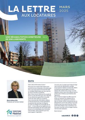 Lettre aux Locataires - Mars25