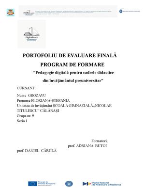 Portofoliu CCD