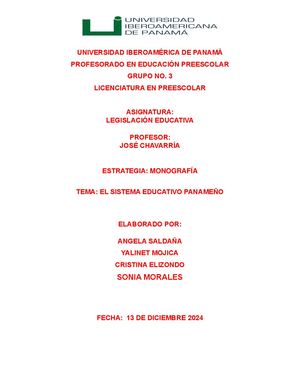 Sistema Educativo Panameño