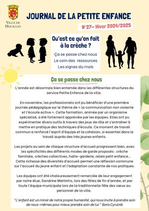 Journal Petite Enfance Hiver 2024 2025