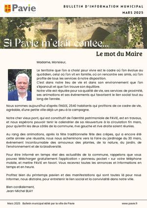 2025 Numéro Mars 25