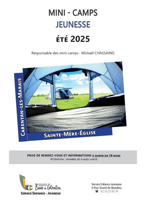 Jeunesse Plaquette Mini Camps 2025 Def