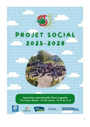 Projet Social 2025 2028 P Legendre