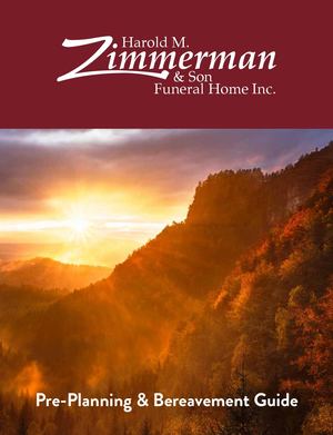 Harold M Zimmerman & Son Funeral Home 2nd Edition