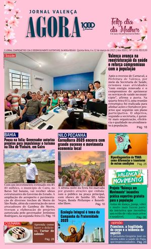Jornal Valença Agora Edição Nº 1 036
