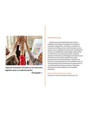 Tipos de evaluación educativa y herramientas digitales para su implementación.