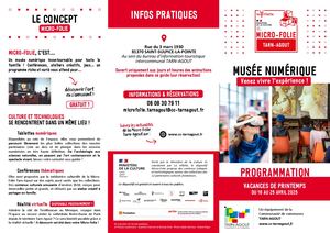 Flyer Micro Folie Printemps 2025