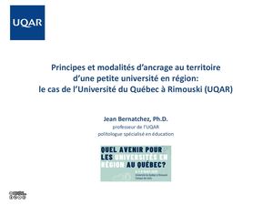 Bernatchez Universités En Région Lévis 07 03 2025