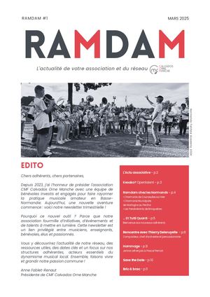 Ramdam #1 mars 2025 Cmf Com
