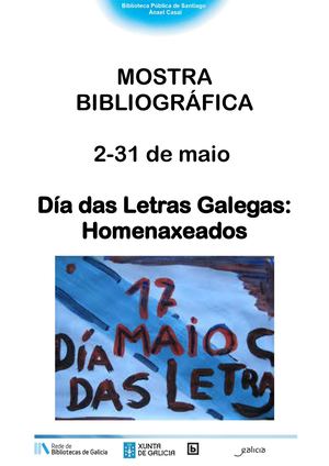 Día Das Letras Galegas Homenaxeados Nos úLtimos 25 Anos
