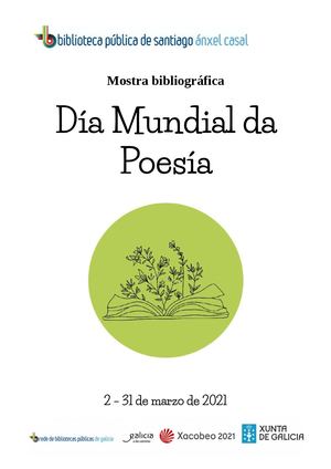 Día Mundial Da Poesía 2021