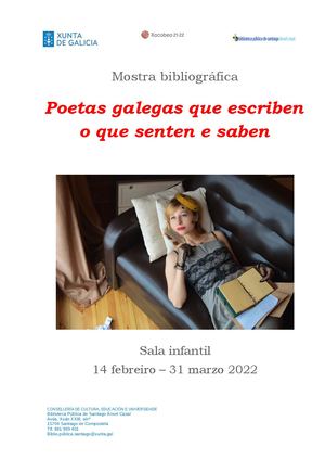 Poetas Galegas Que Escriben O Que Senten E Saben