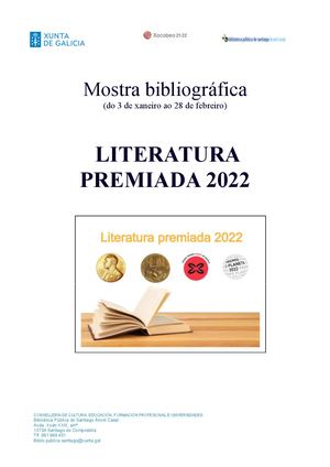 Literatura Premiada 2022