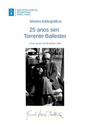 25 Anos Sen Torrente Ballester