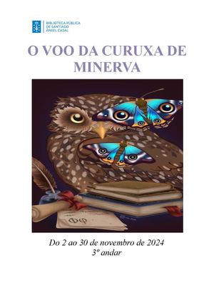 O Voo Da Curuxa De Minerva