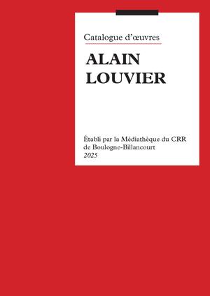 Livret Alain Louvier
