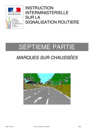 Partie 7 Marques Sur Chaussées