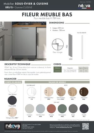 NÉOVA DÉLI'S FILEUR MEUBLE BAS