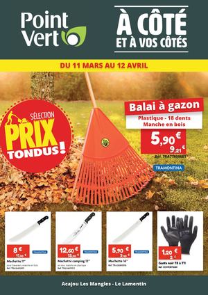 POINT VERT MARTINIQUE - CATALOGUE MARS 2025 - PRIX TONDUS