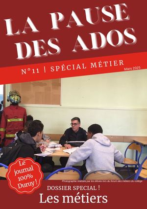 La Pause Des Ados N°11 Spécial Métiers