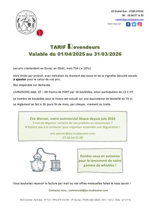 TARIFS NUSBAUMER 2025/2026 - T3 - DSAC - ALSACE