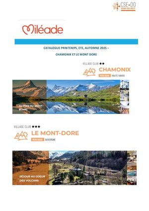 Tarifs MILEADE Catalogue 2025