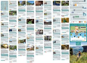 Carte Touristique des Gorges du Tarn, Causses et Cévennes