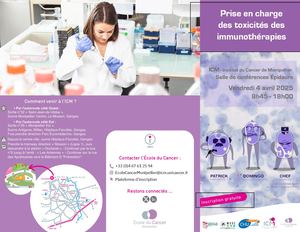Programme prise en charge des toxicités des immunothérapies