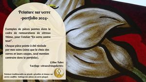 Portfolio peinture sur verre 2024