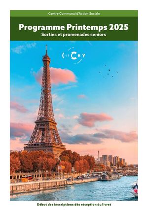 Livret seniors - Printemps 2025