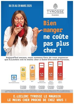Bien manger Tyrosse