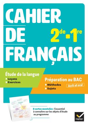 Cahier Français 2nde-1re cahier de l'élève