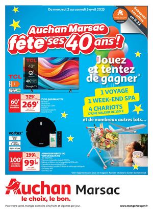Auchan Perigueux Anniversaire