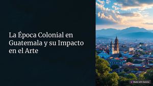 Epoca Colonial En Guatemala