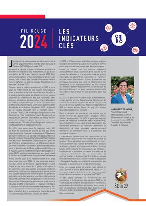 Indicateurs clés 2024 du SDIS 29