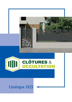 Catalogue Clôtures et occultations