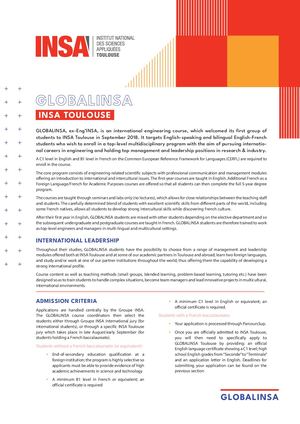 GlobalInsa - Insa Toulouse (2025)