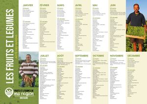 Calendrier A4 Bretagne