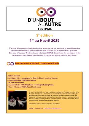 Festival D'un bout à l'autre 2025