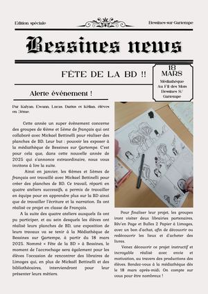 Bessines News - Fête de la BD !
